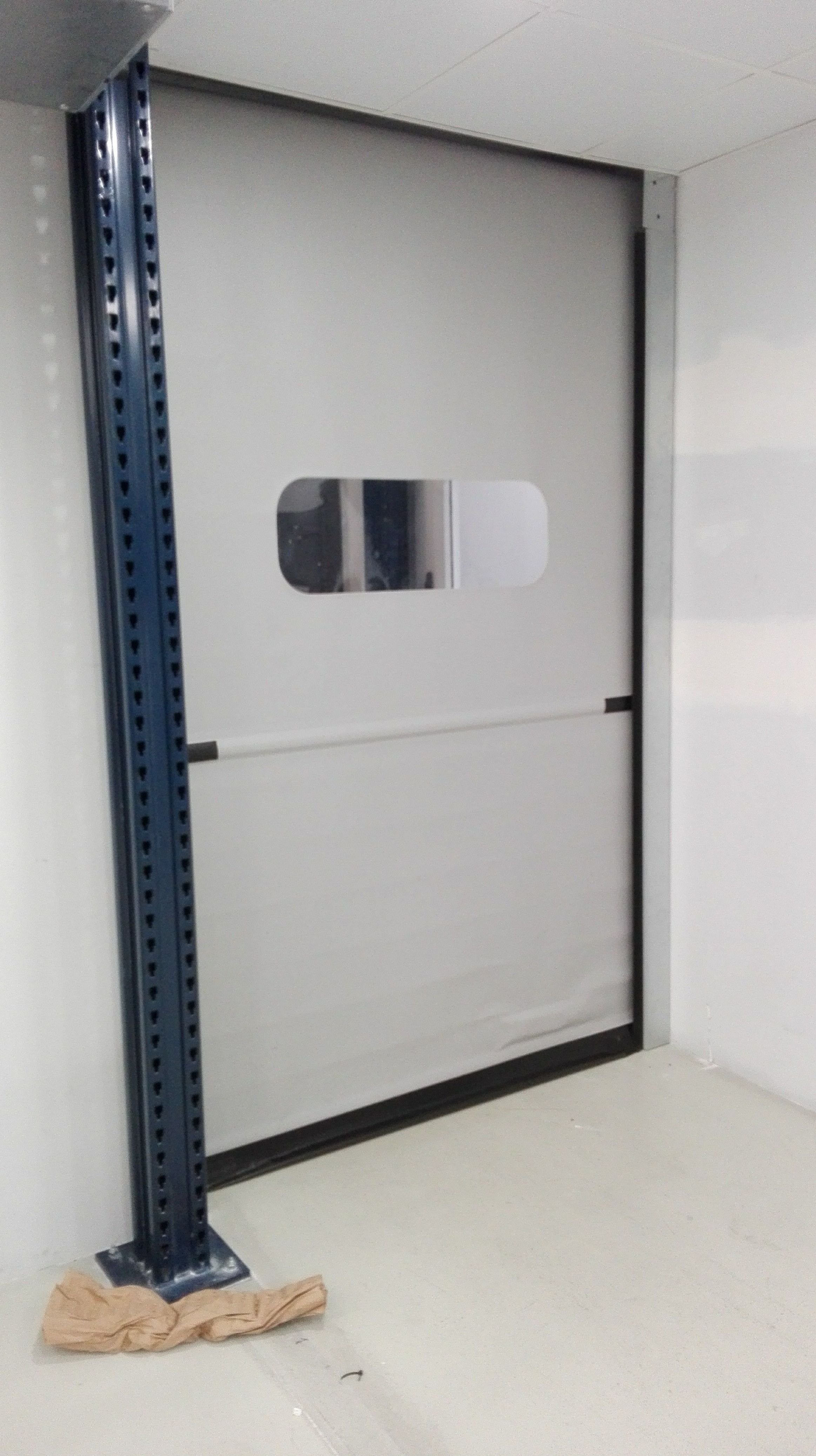 Puertas rápidas de lona de pvc enrollables 