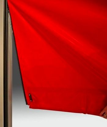 Puerta rápida de lona pvc enrollable autorreparable Farem Smart Detalle de cremallera Puerta rápida de lona pvc enrollable autorreparable Farem Smart Detalle de cremallera