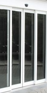 Puertas cortafuegos de vidrio correderas automáticas 2 hojas