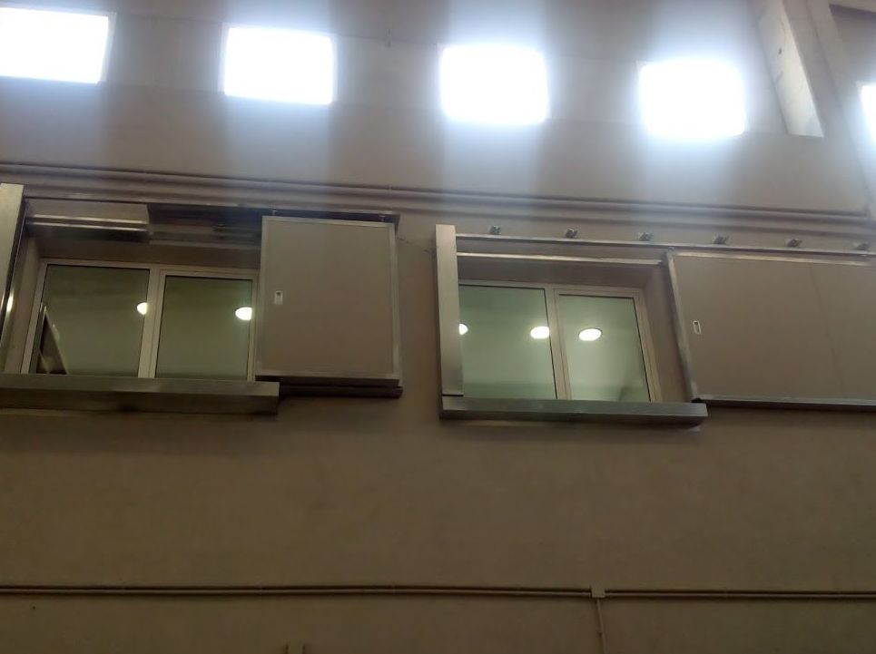Puertas cortafuegos correderas certificadas para ventanas 