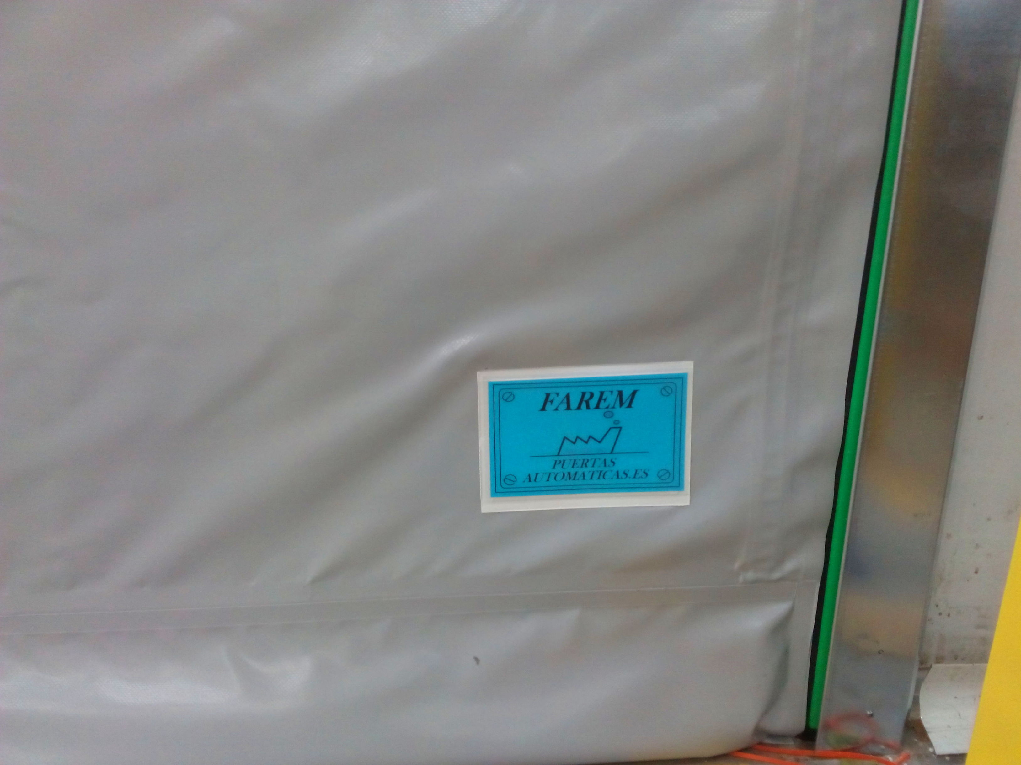 Puerta rápida de lona de pvc enrollable y autorreparable Farem Smart Puerta rápida de lona de pvc enrollable y autorreparable Farem Smart