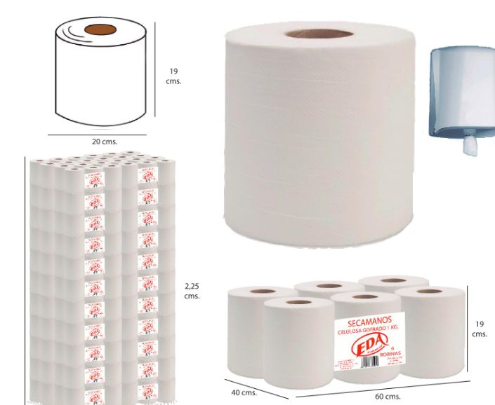 Bobina, higiénico y secamanos: Productos de Elegi y Bissú Bobina, higiénico y secamanos: Productos de Elegi y Bissú