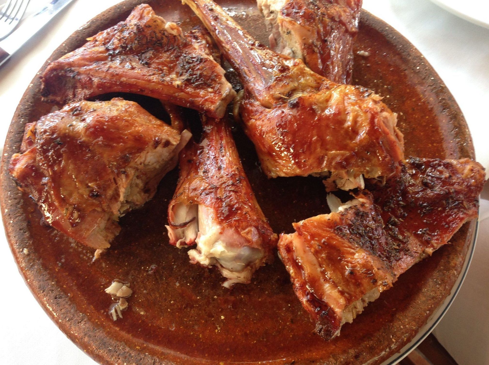 Cordero lecha asado Béjar Cordero lecha asado Béjar