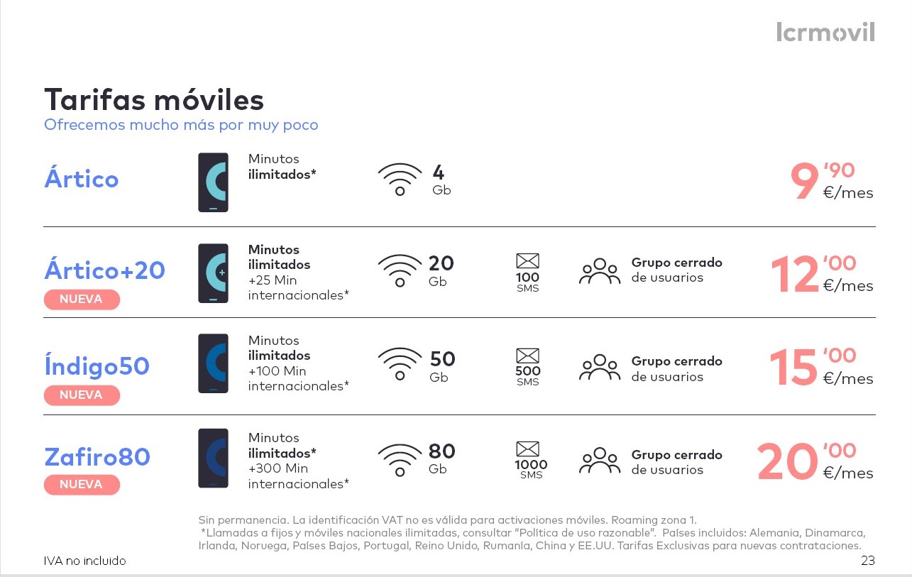 Tarifas Móviles: Productos y servicios de Easysat Comunicaciones Tarifas Móviles: Productos y servicios de Easysat Comunicaciones