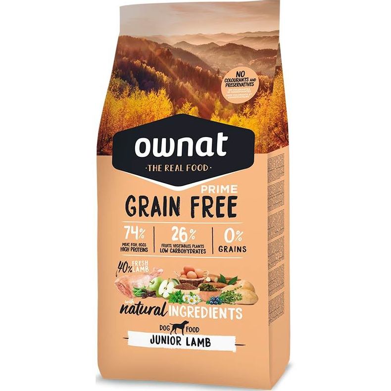 Ownat Grain-Free hypoallergenic junior lamb: Para tu mascota de New Art Can Ownat Grain-Free hypoallergenic junior lamb: Para tu mascota de New Art Can