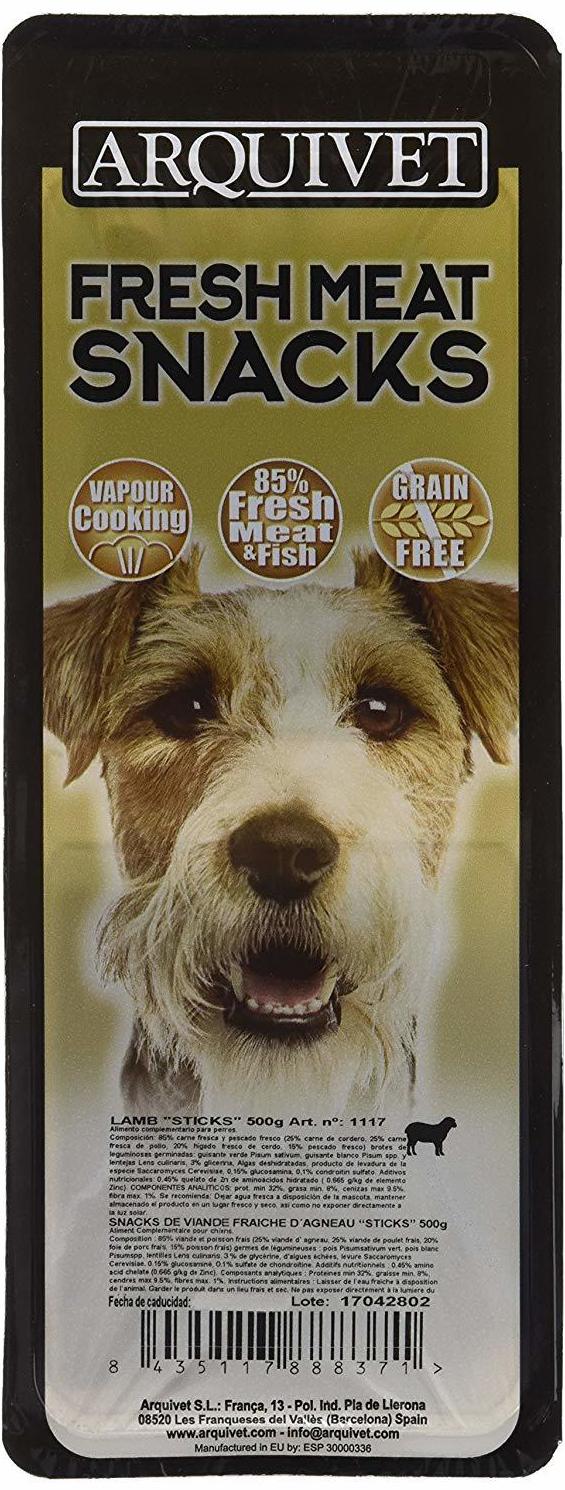 Arquivet Fresh Meat Snacks Fhis Sticks 500G: Para tu mascota de New Art Can Arquivet Fresh Meat Snacks Fhis Sticks 500G: Para tu mascota de New Art Can