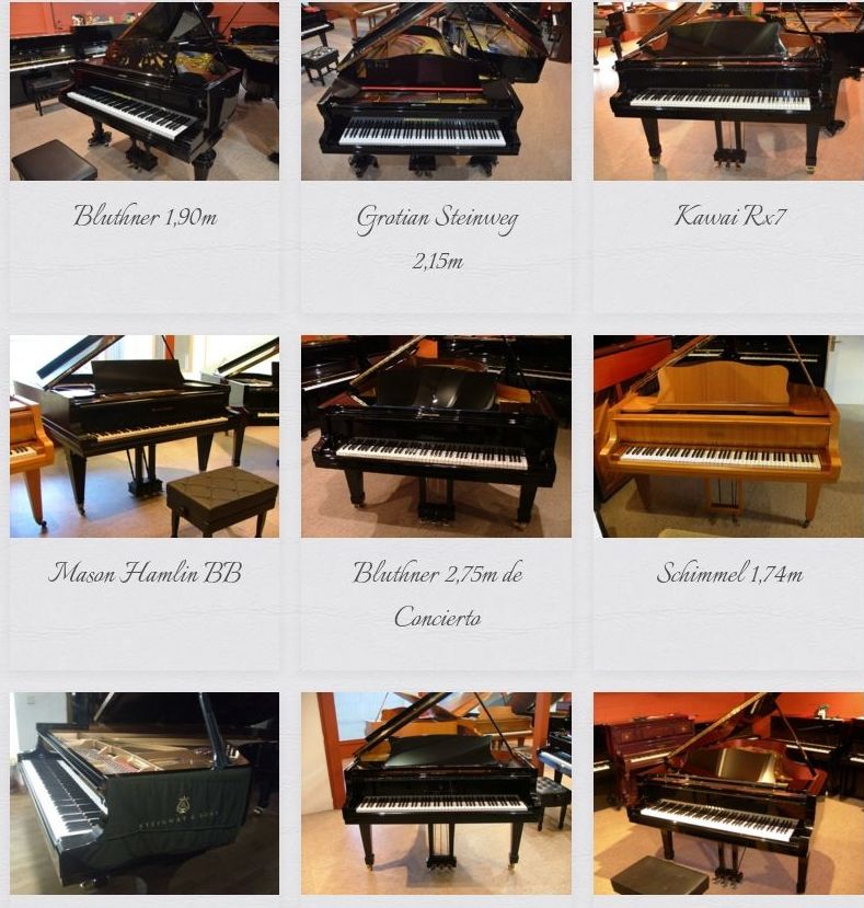 Marcas de piano: Servicios de La Galería del Piano }}