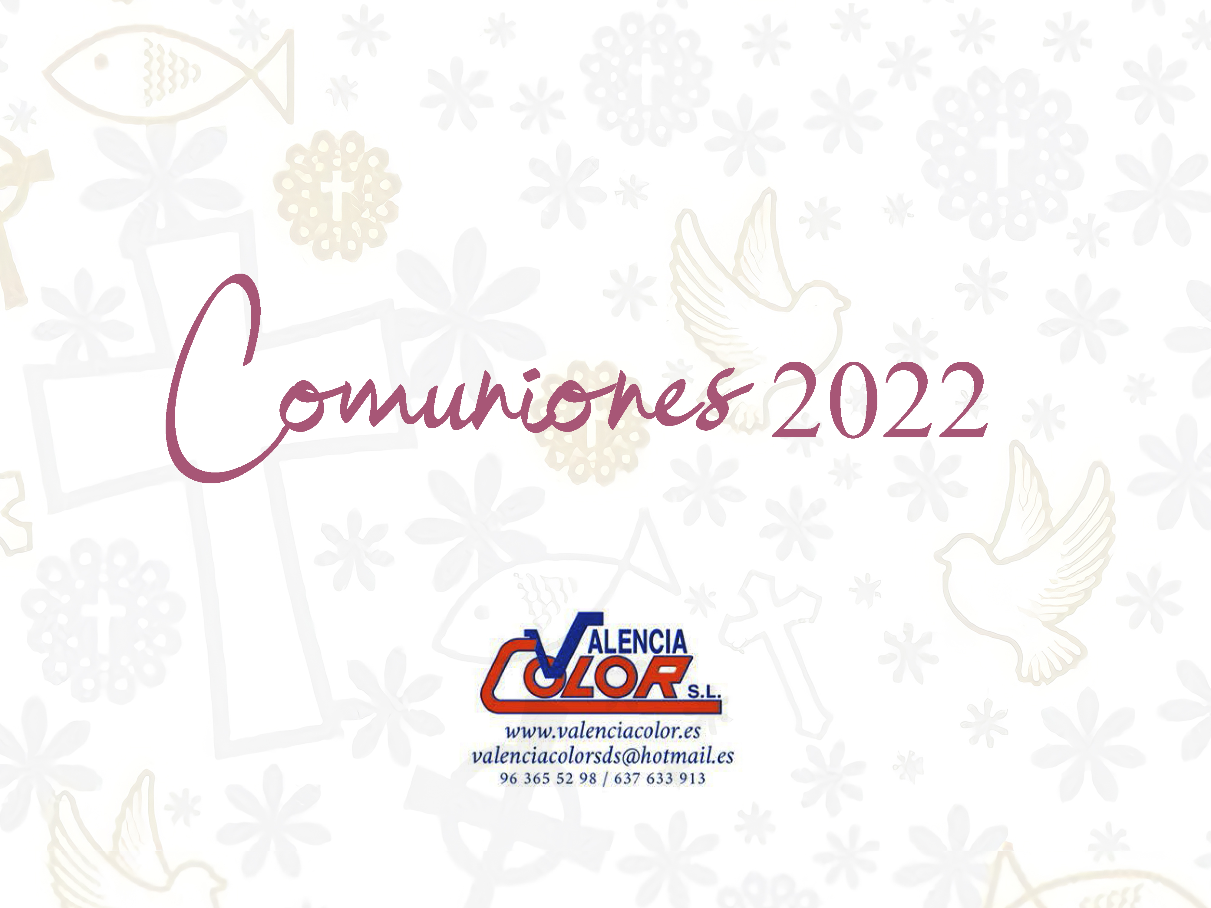 COMUNIONES 2022: Catálogo de Valencia Color