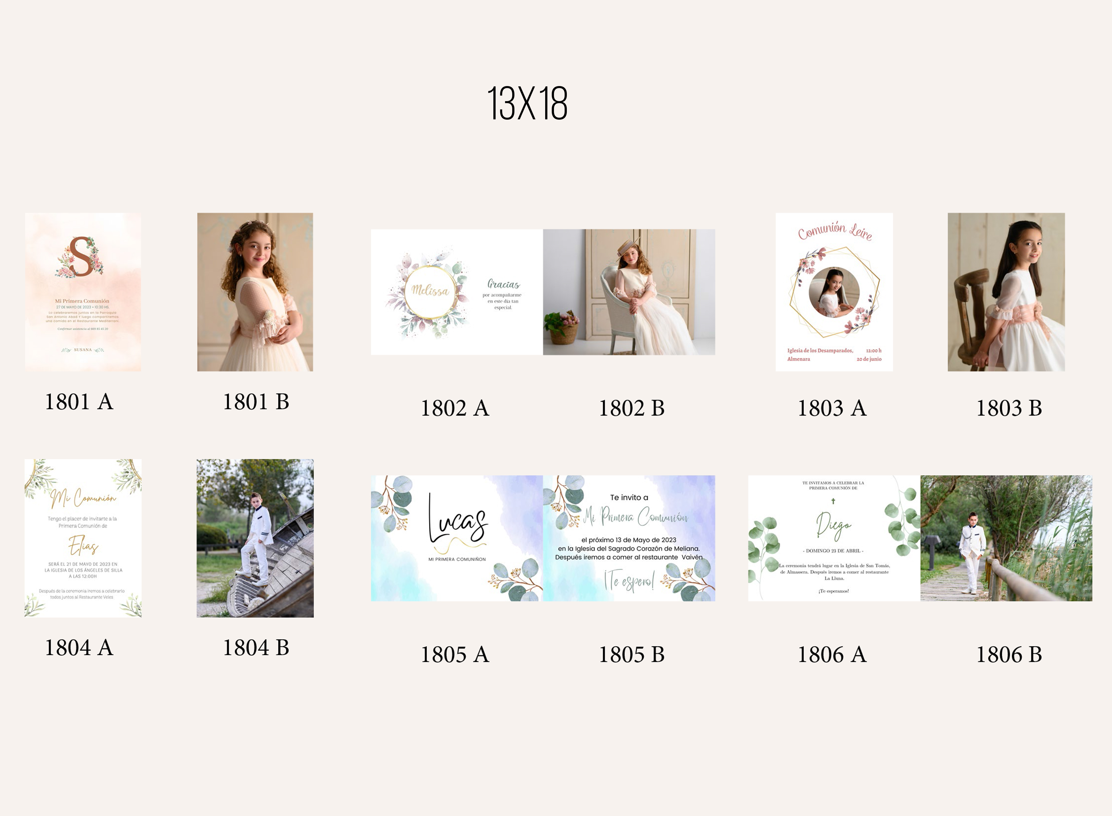 COMUNIONES 2023: Catálogo de Valencia Color