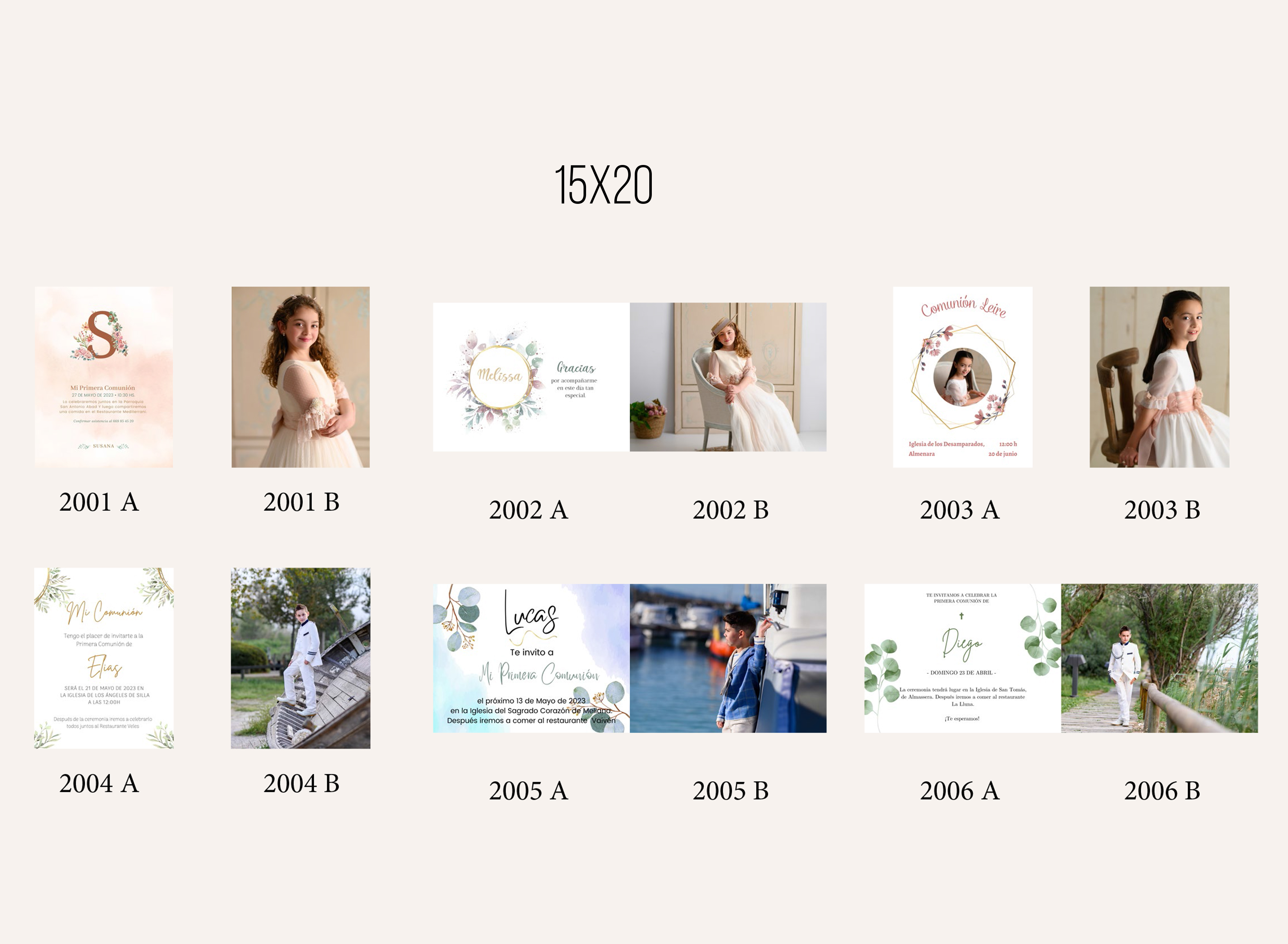 COMUNIONES 2023: Catálogo de Valencia Color