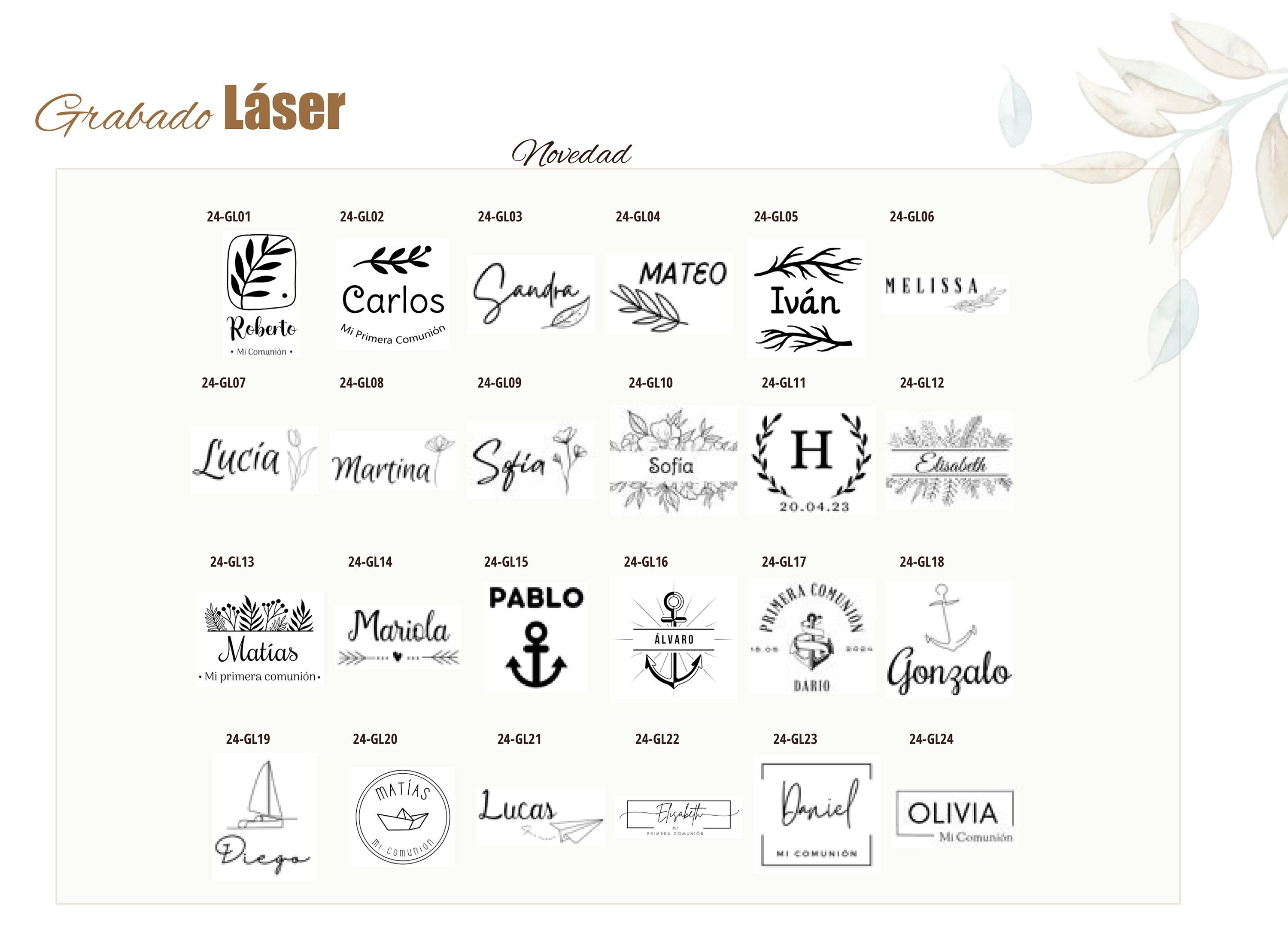 COMUNIONES 2024: Catálogo de Valencia Color