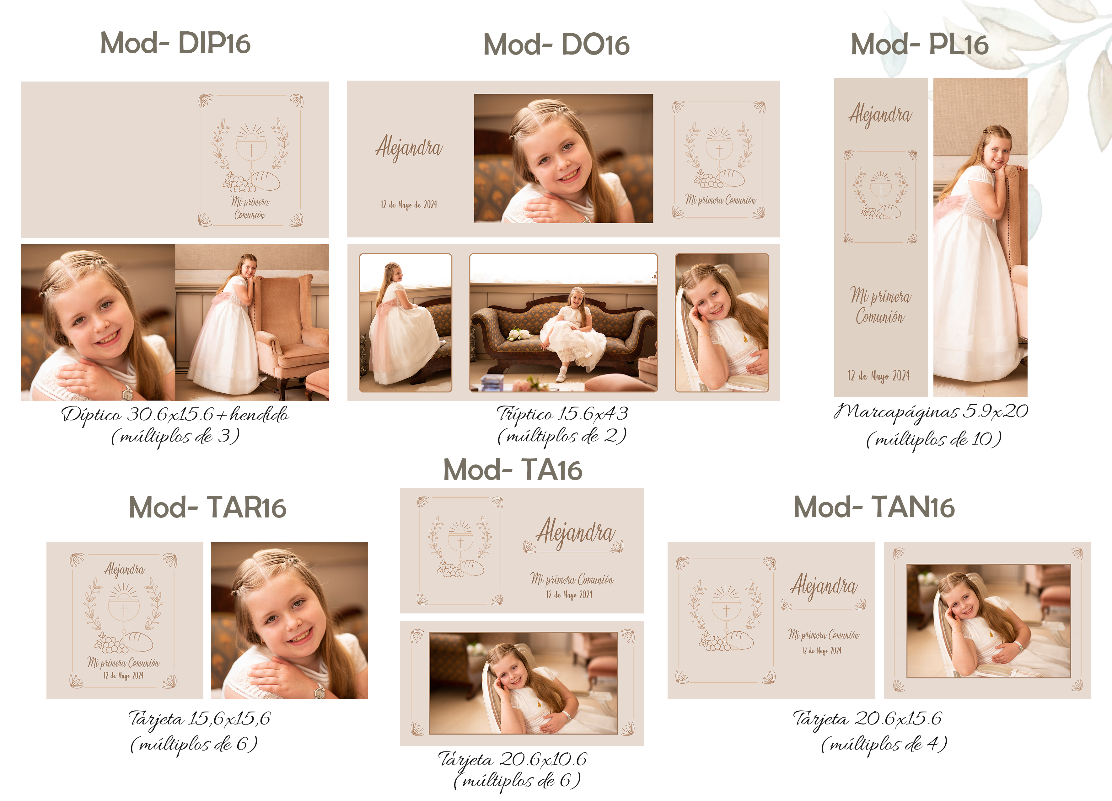 COMUNIONES 2024: Catálogo de Valencia Color