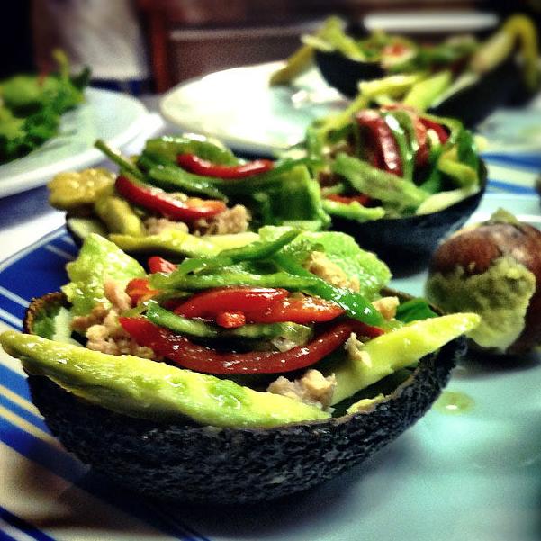 Aguacates rellenos