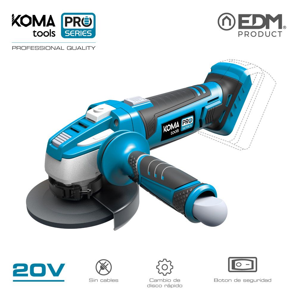 Amoladora KOMA Pro Series tools 20V: Productos de Recambios Morales Amoladora KOMA Pro Series tools 20V: Productos de Recambios Morales