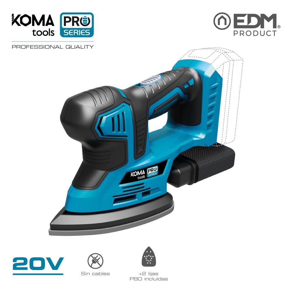 Lijadora KOMA Pro Series tools 20V: Productos de Recambios Morales Lijadora KOMA Pro Series tools 20V: Productos de Recambios Morales