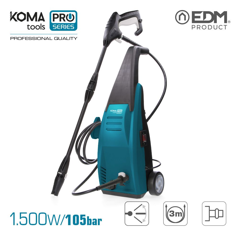 Hidrolimpiadora KOMA Pro Series tools 1.500W/105bar: Productos de Recambios Morales Hidrolimpiadora KOMA Pro Series tools 1.500W/105bar: Productos de Recambios Morales