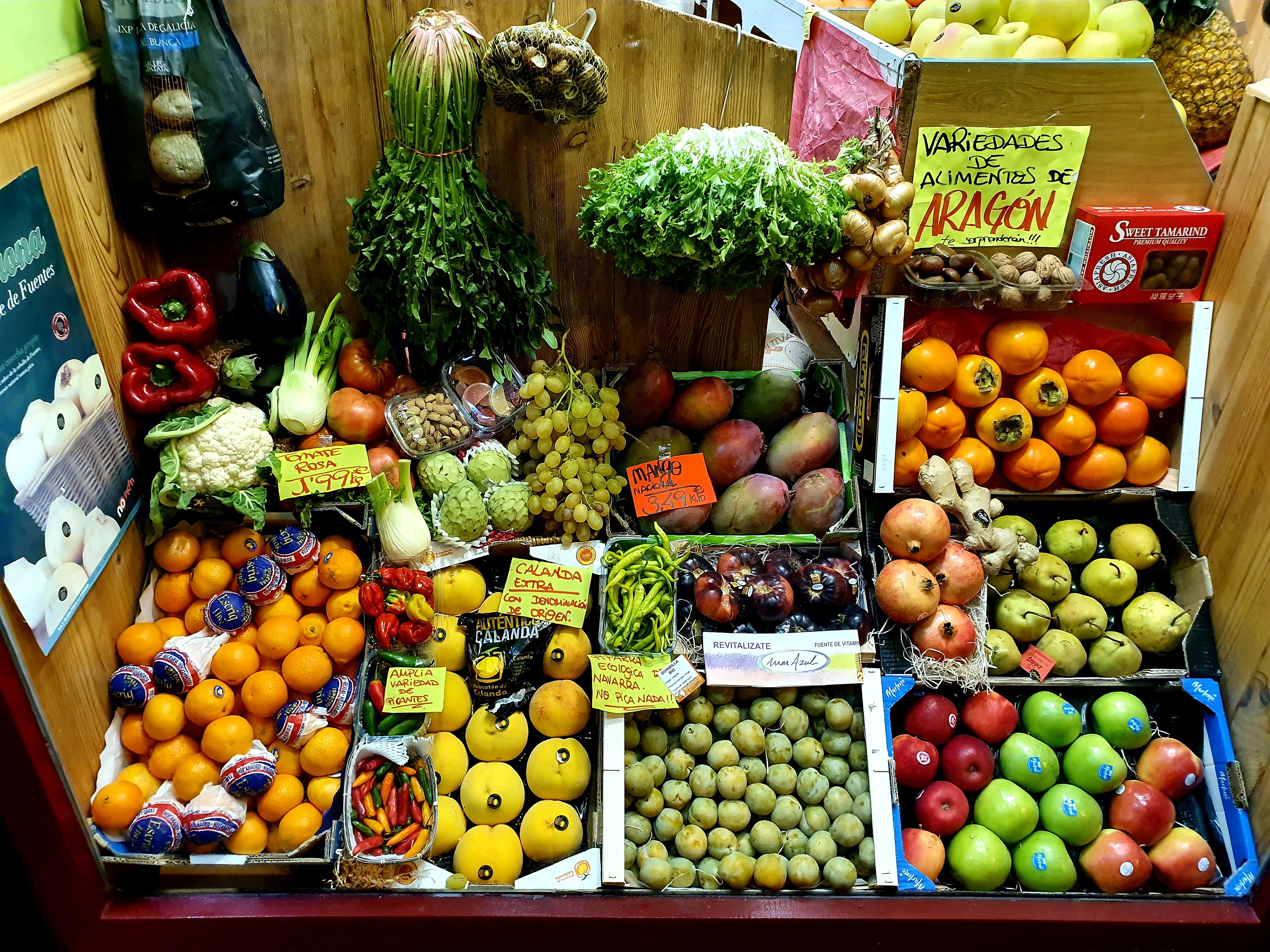 Frutas, verduras y hortalizas: Productos y servicios de Fruteria Los