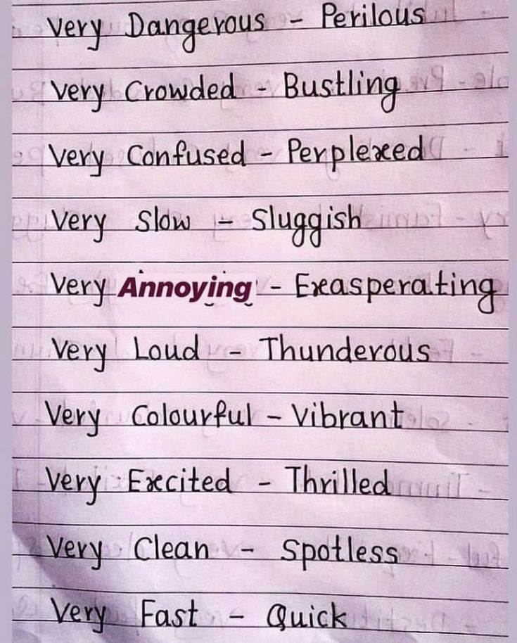 Strong Adjectives