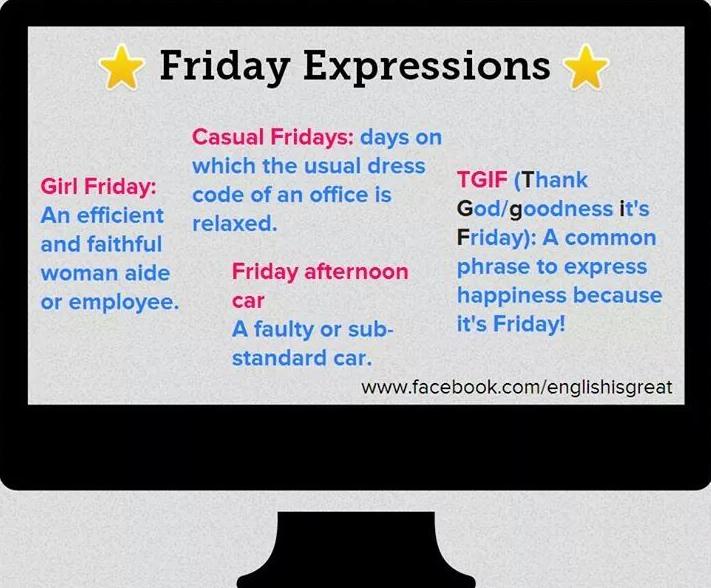 Friday expressions }}