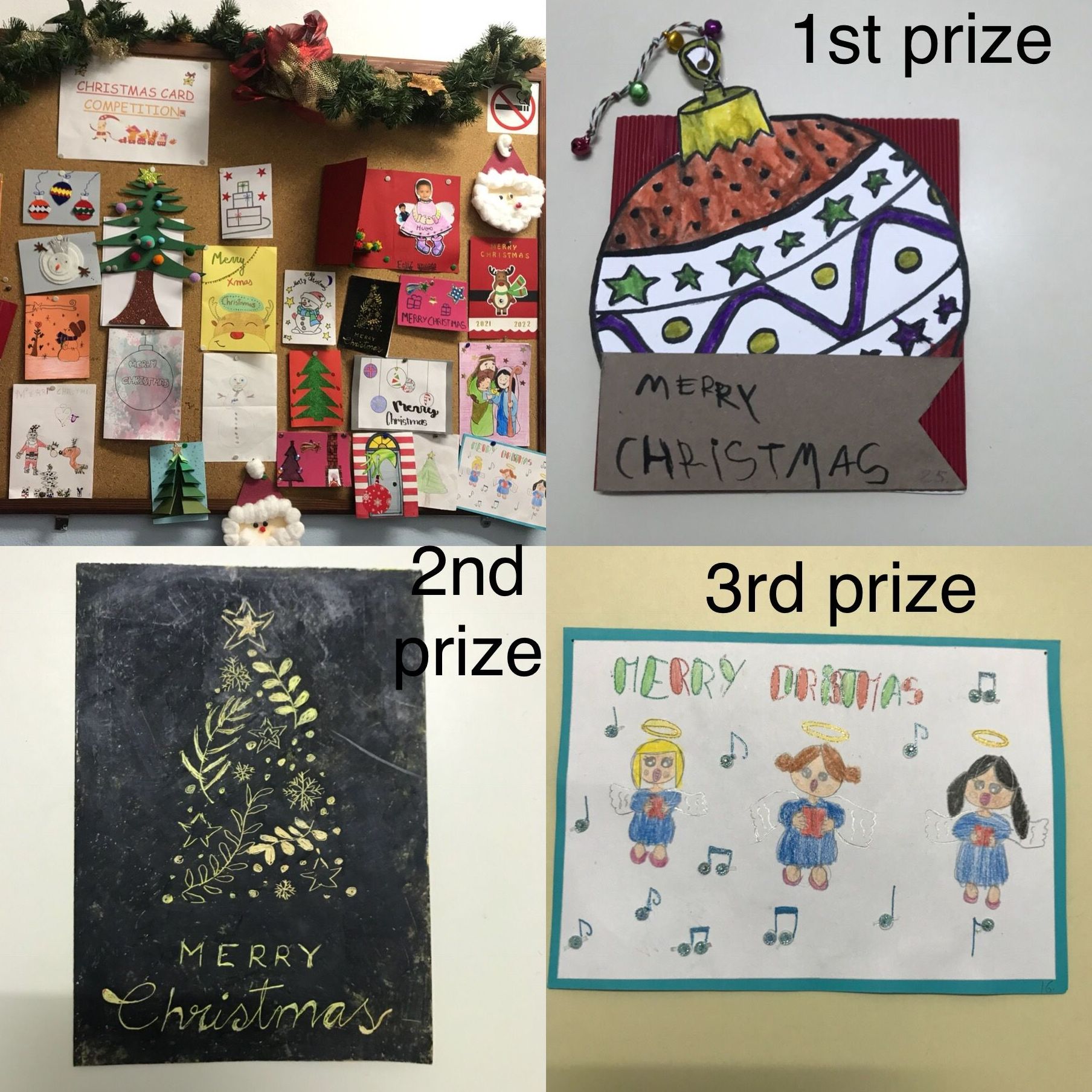 And the winners of the 2021 Christmas Card Competition are...