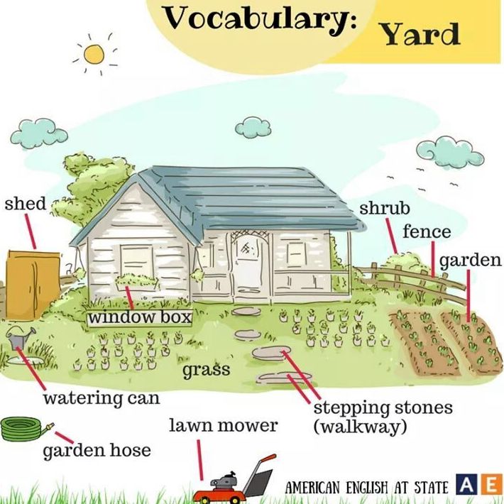 Vocabulary: Yard (American English) }}