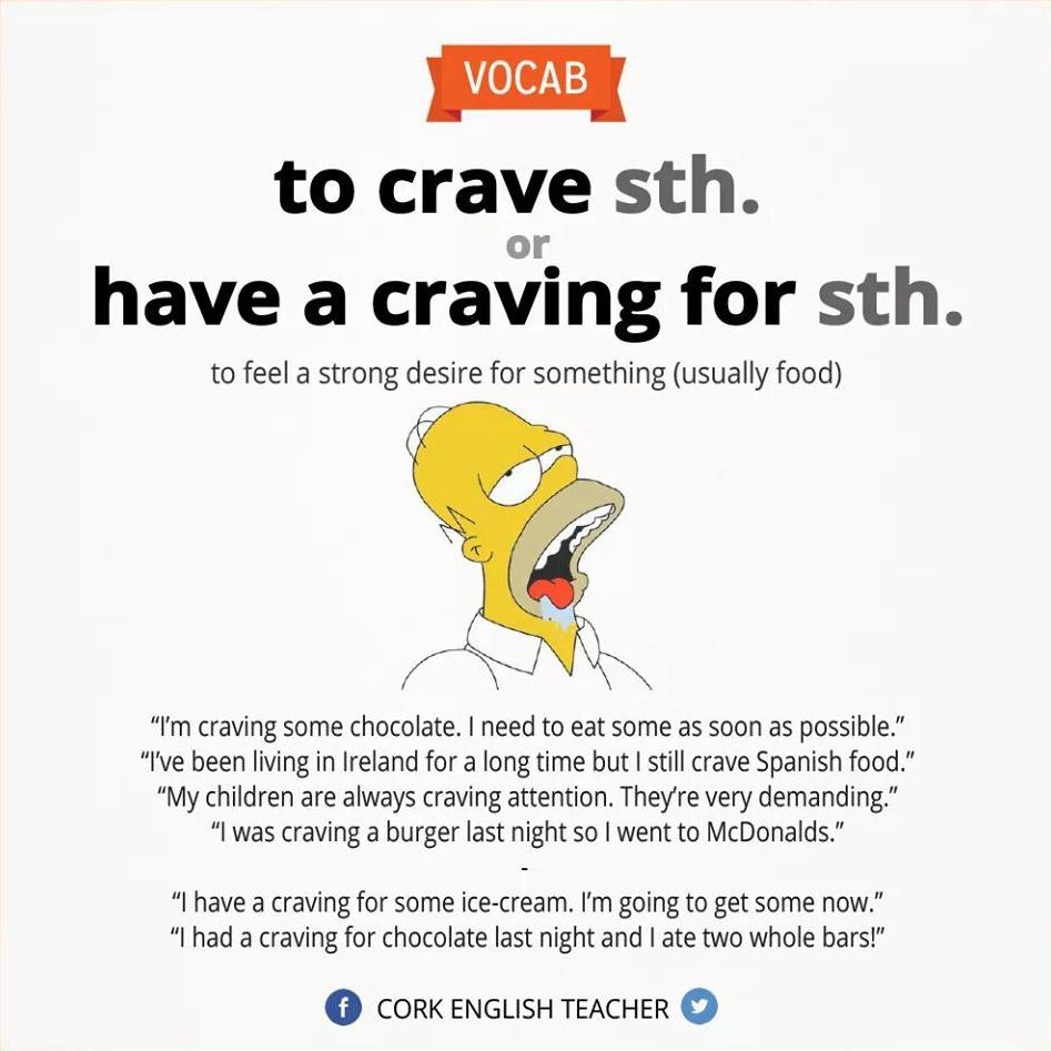 Vocabulary: crave