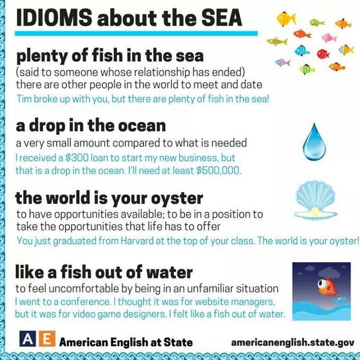 Idioms: sea