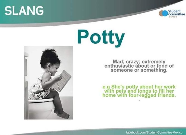 Slang: potty
