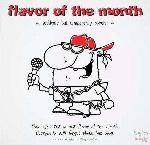 Flavor of the month }}