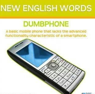 New English Words: Dumbphone }}