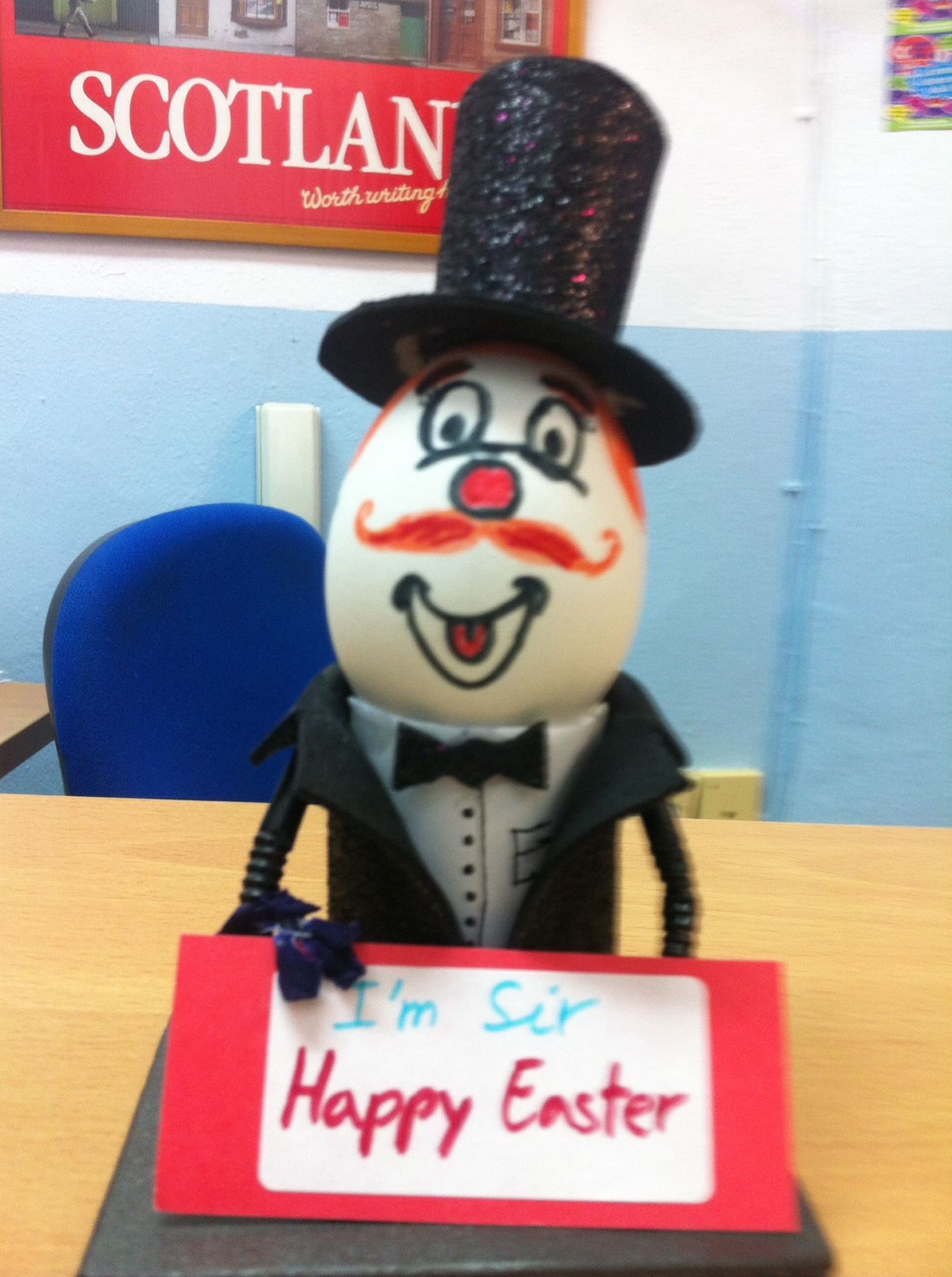 First prize winner:Easter Egg Competition