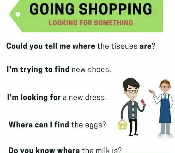 Going shopping
