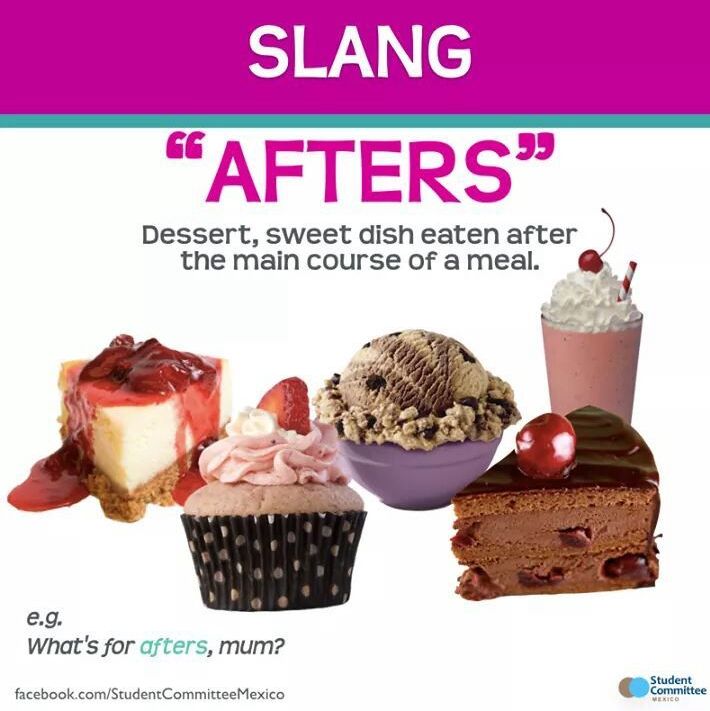 Slang of the day: Afters }}