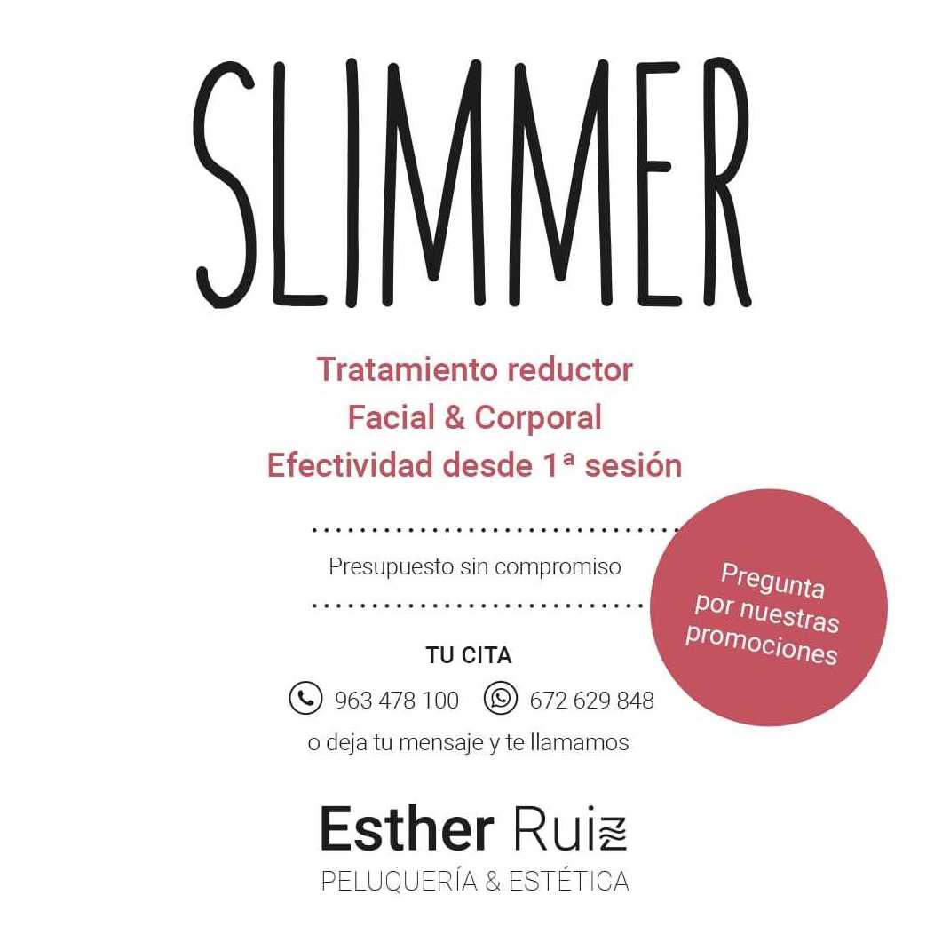 Slimmer: Servicios de Esther Ruiz Peluquería y Estética Slimmer: Servicios de Esther Ruiz Peluquería y Estética
