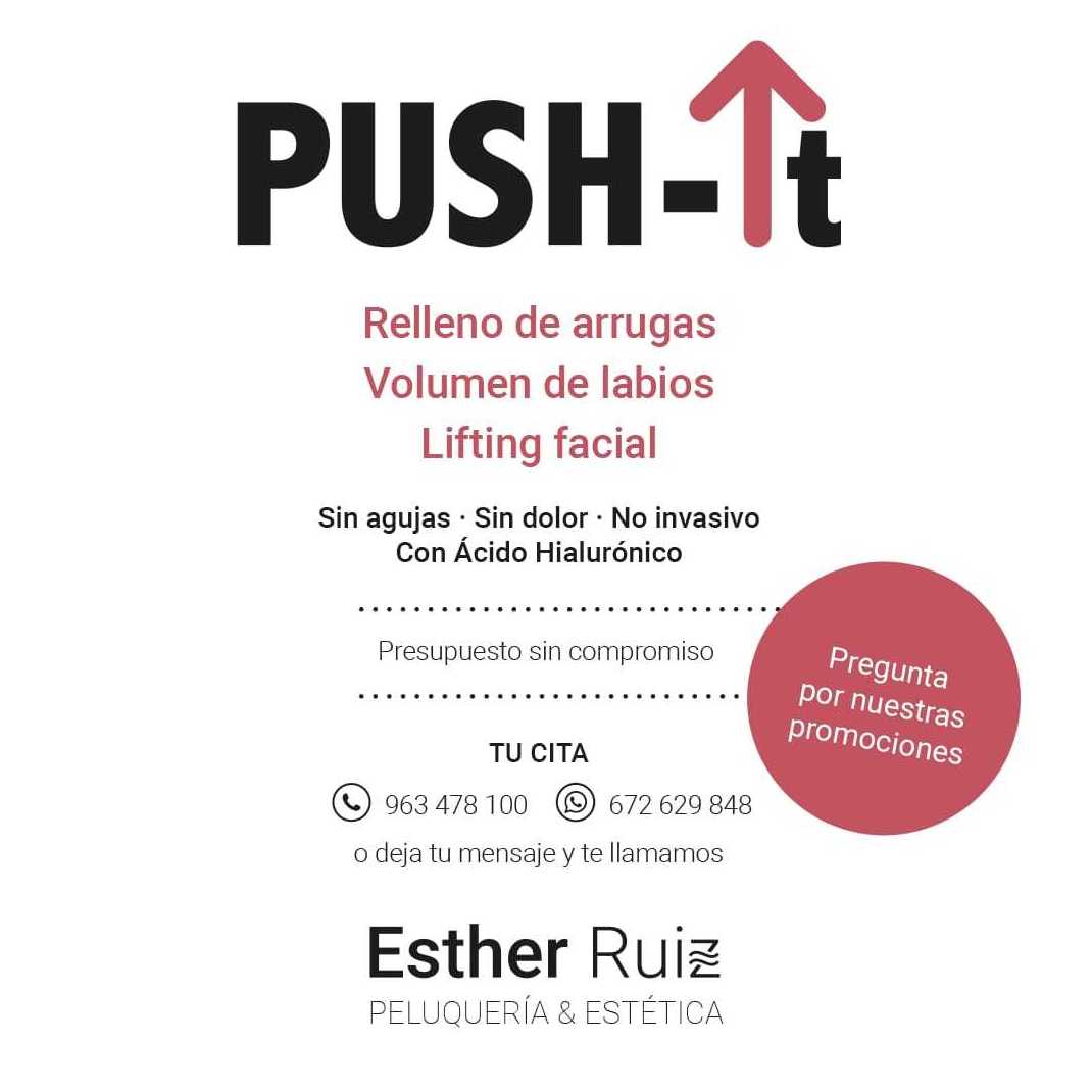 Push-It: Servicios de Esther Ruiz Peluquería y Estética Push-It: Servicios de Esther Ruiz Peluquería y Estética