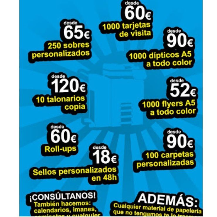 Ofertas imprenta: ¿Qué hacemos? de Copistería Tribunal Ofertas imprenta: ¿Qué hacemos? de Copistería Tribunal