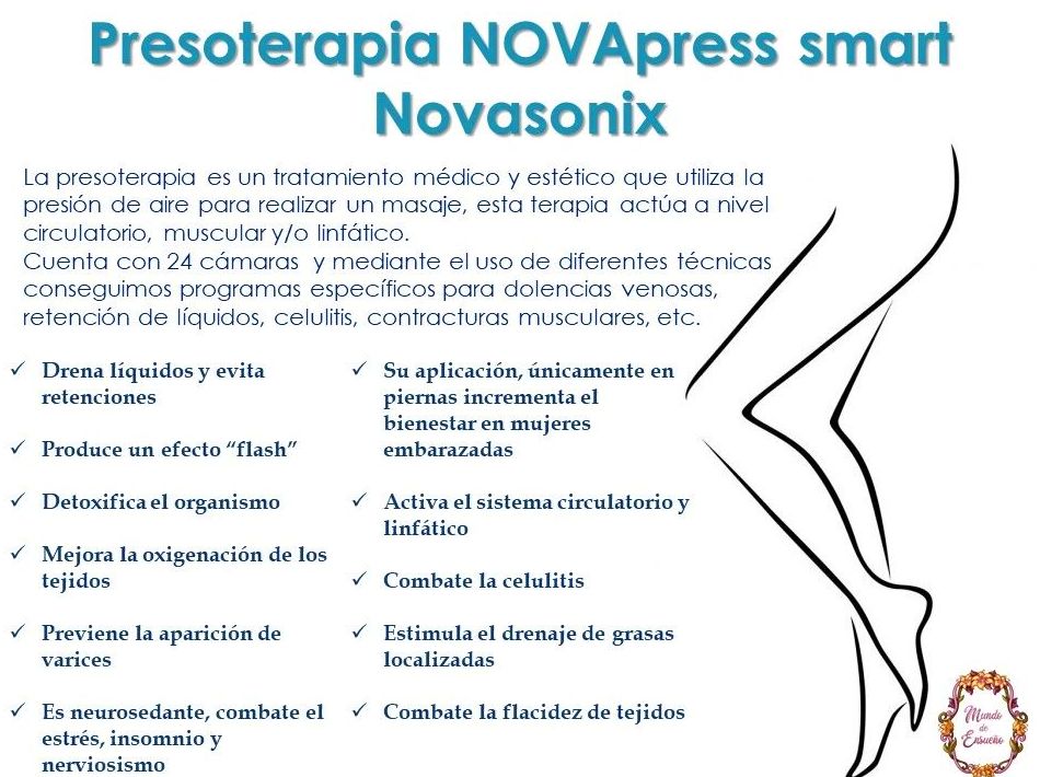 Presoterapia: Servicios de Centro de estética integral y bienestar Mundo de Ensueño Presoterapia: Servicios de Centro de estética integral y bienestar Mundo de Ensueño