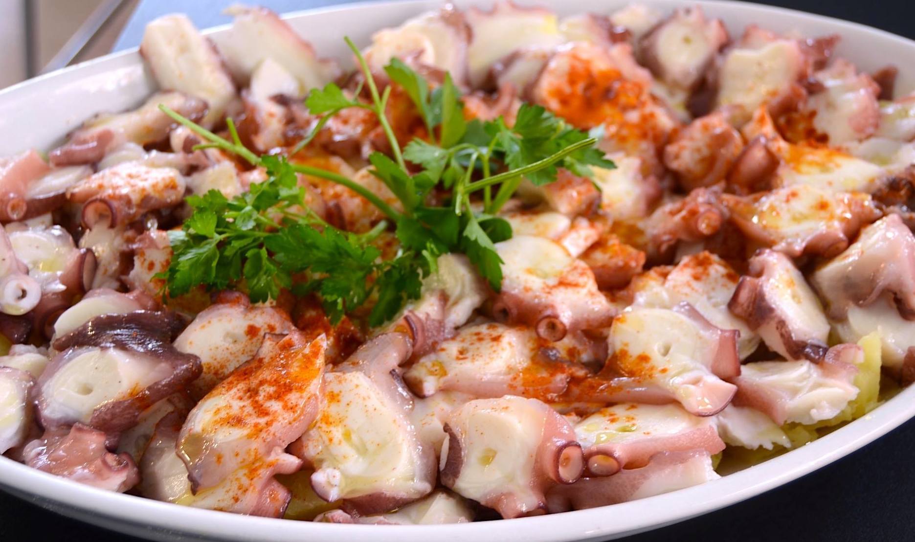 Pulpo a la gallega Pulpo a la gallega