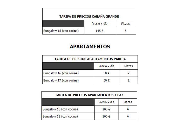 Bungalows: Servicios de Camping Ruta del Purche Bungalows: Servicios de Camping Ruta del Purche