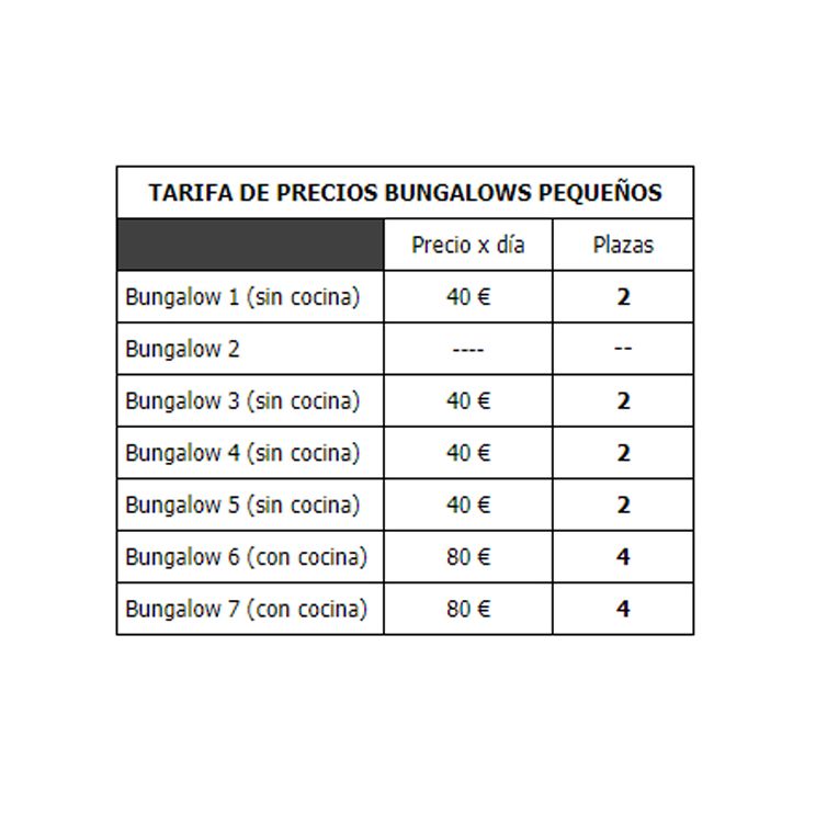 Bungalows: Servicios de Camping Ruta del Purche Bungalows: Servicios de Camping Ruta del Purche