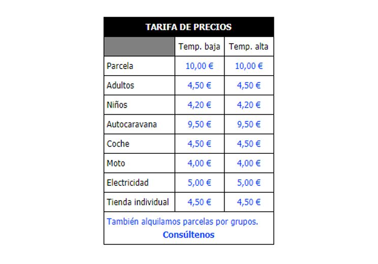 Camping: Servicios de Camping Ruta del Purche Camping: Servicios de Camping Ruta del Purche