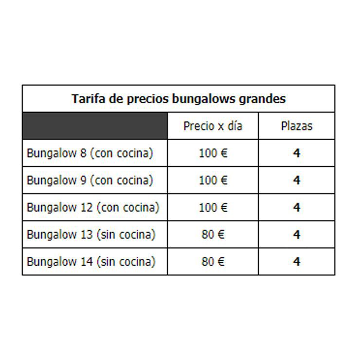 Bungalows: Servicios de Camping Ruta del Purche Bungalows: Servicios de Camping Ruta del Purche