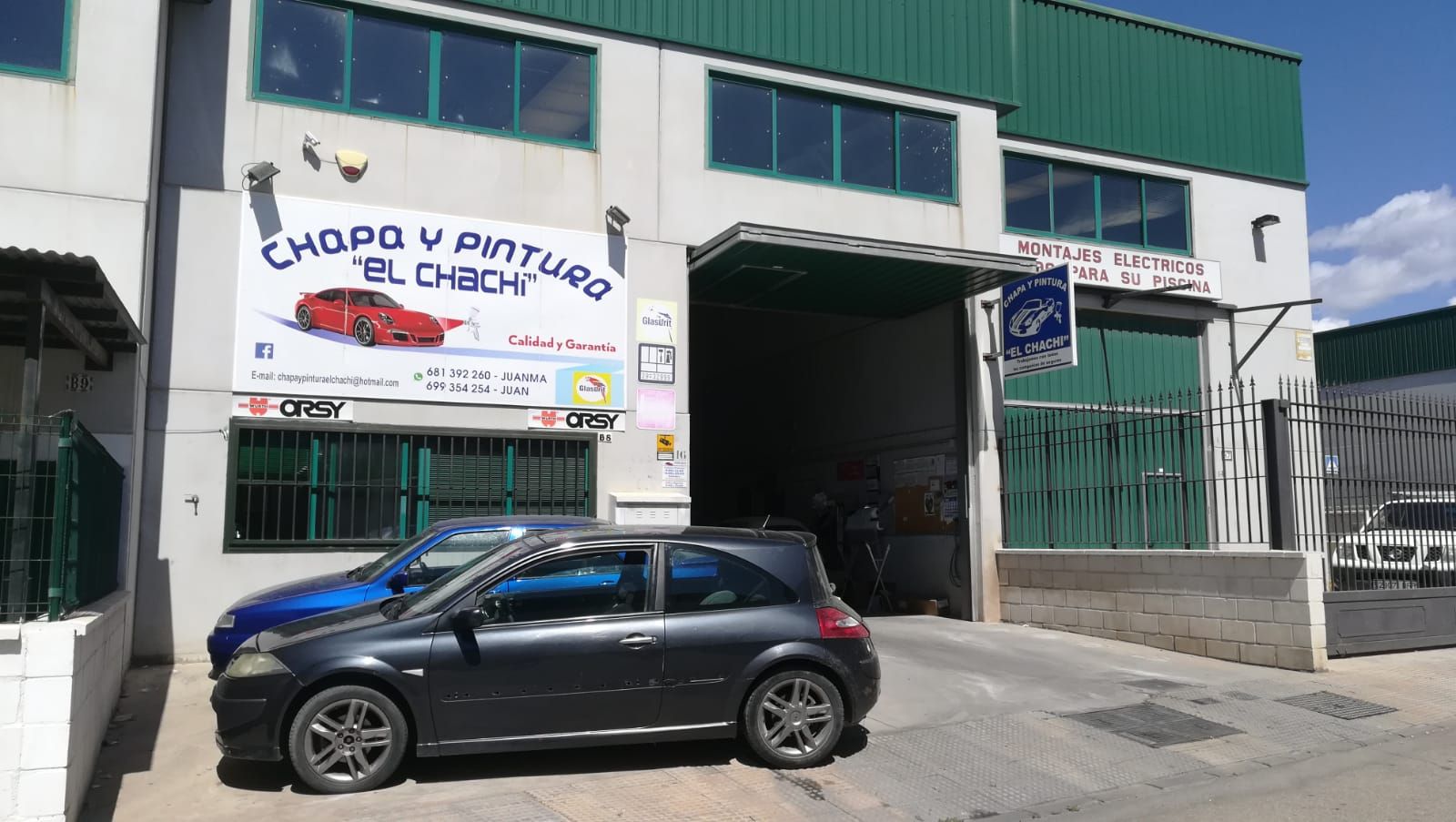 Vehículo de sustitución: Catálogo de Chapa y Pintura El Chachi Vehículo de sustitución: Catálogo de Chapa y Pintura El Chachi