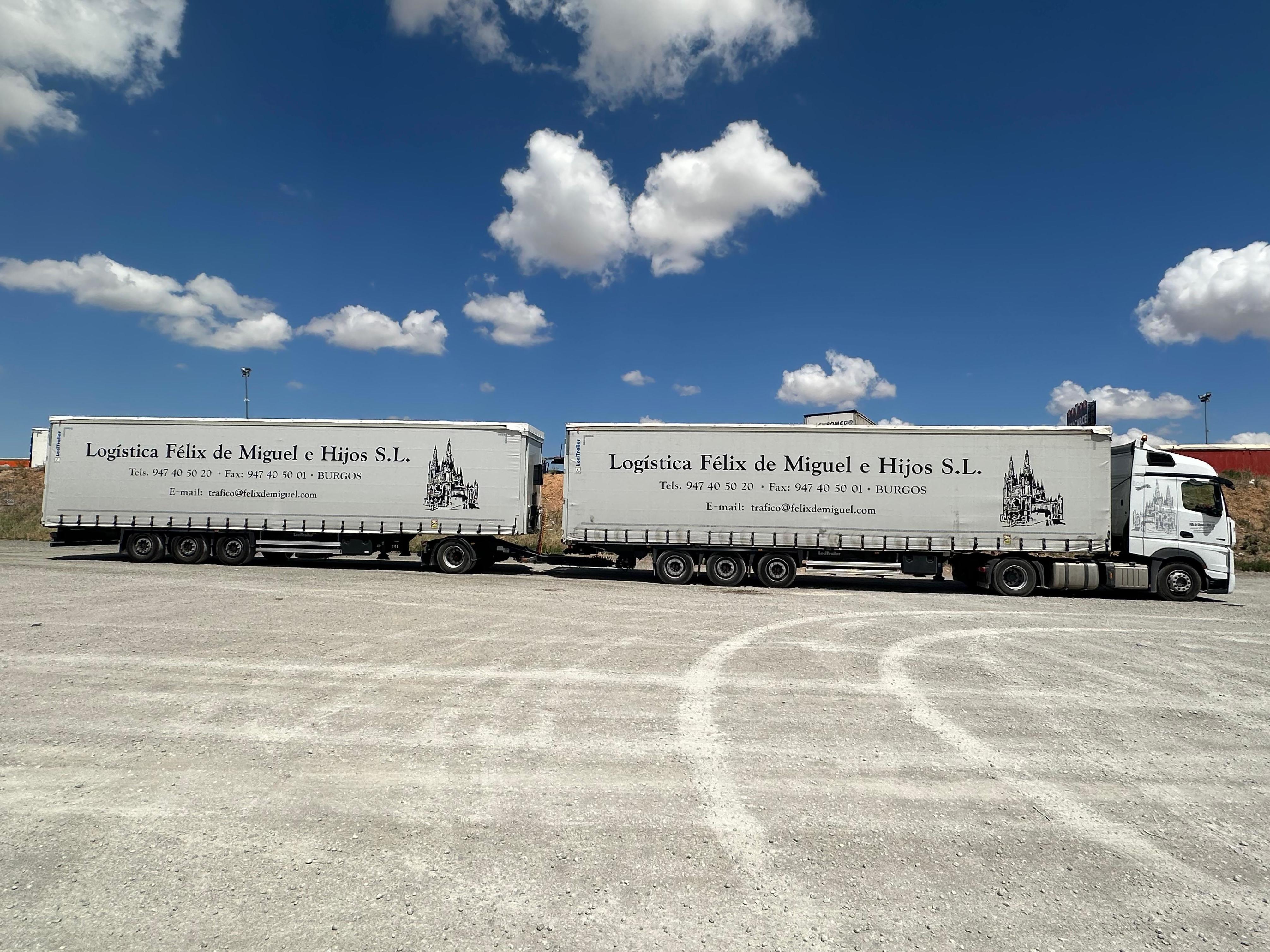 Foto 2 de Transporte de mercancía por carretera en  | Félix de Miguel e Hijos S.L.