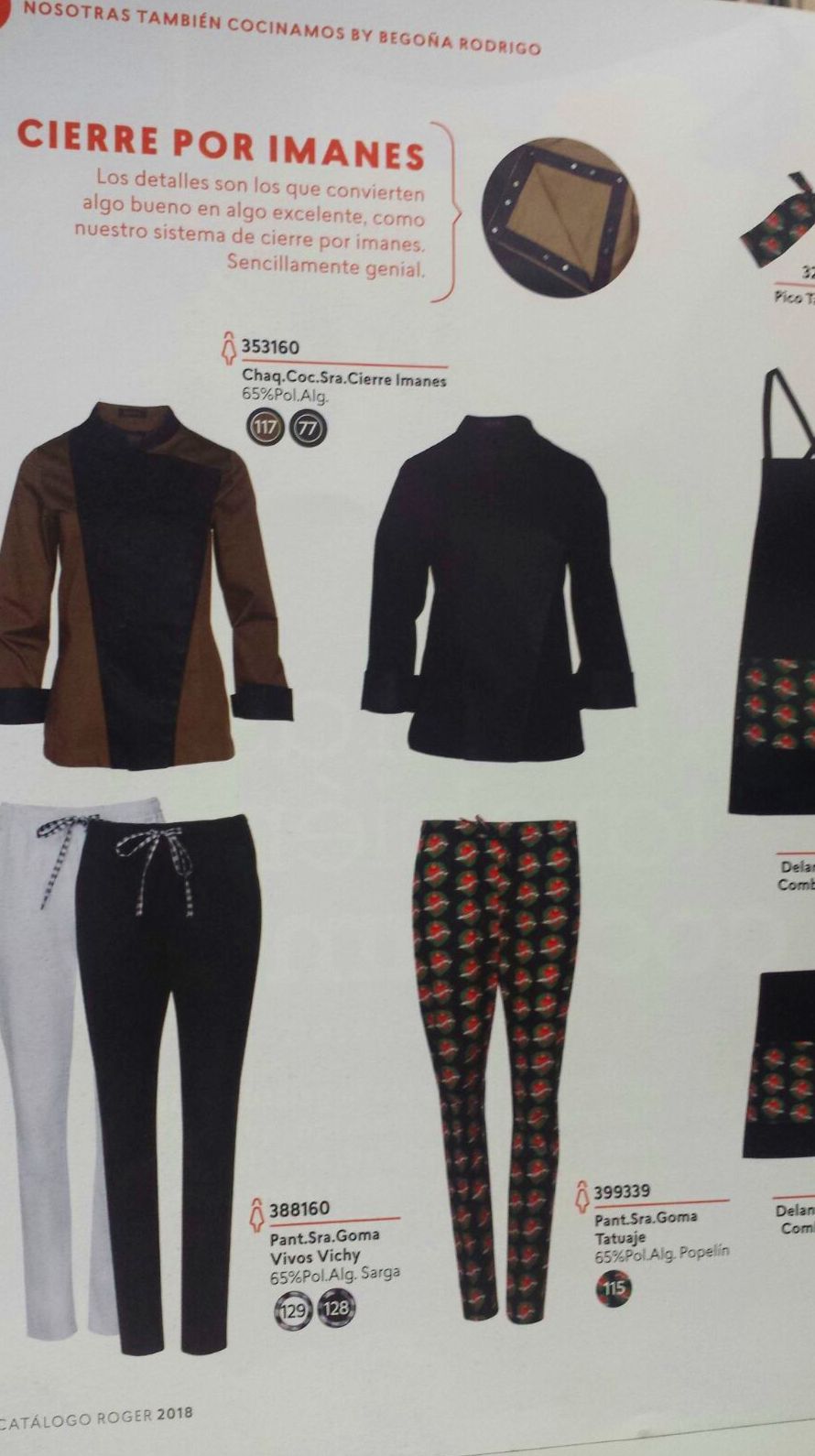 chaqueta cocina Sra. chaqueta cocina Sra.