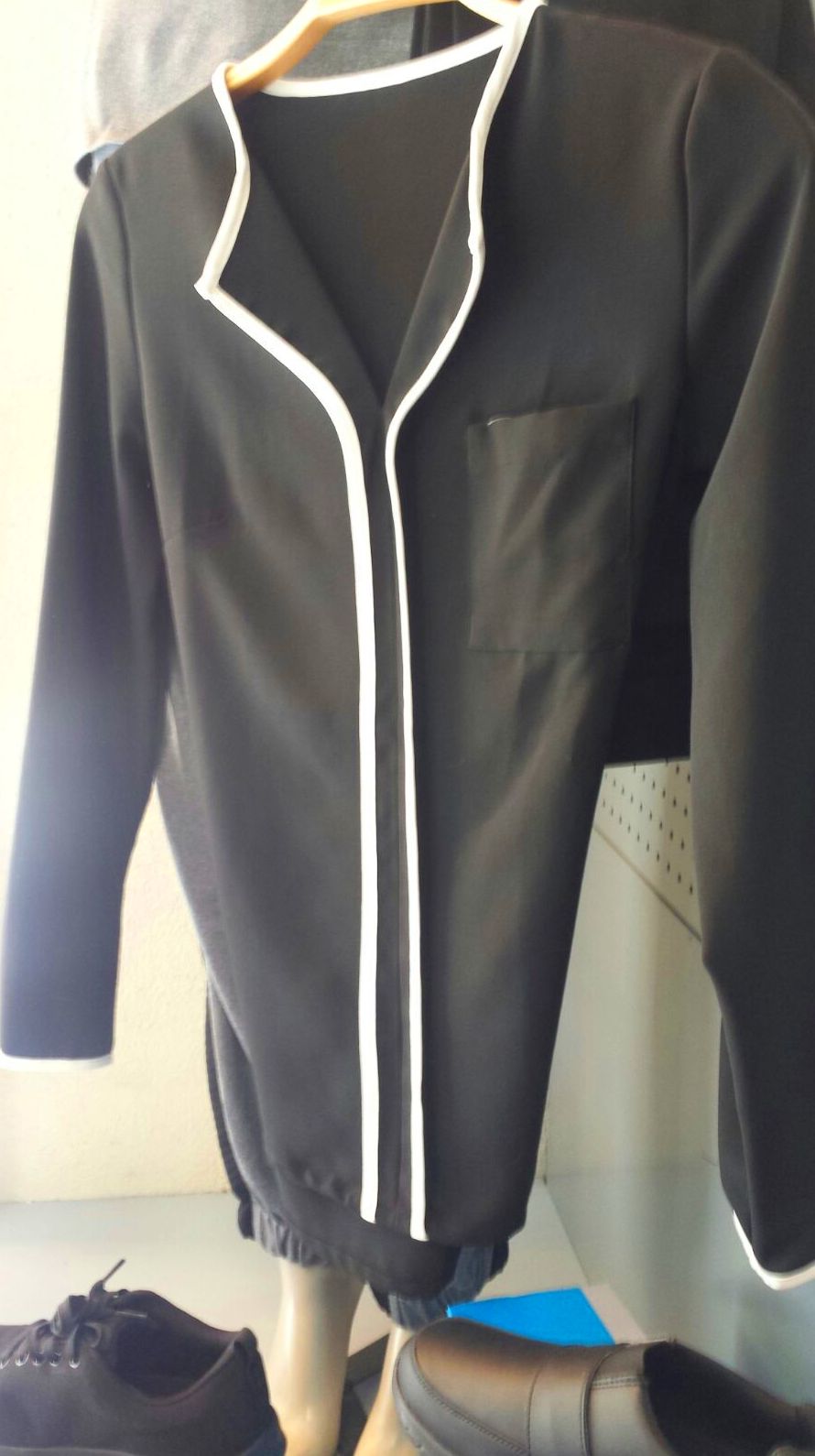 BLUSA SRA. BICOLOR CREPE BLUSA SRA. BICOLOR CREPE