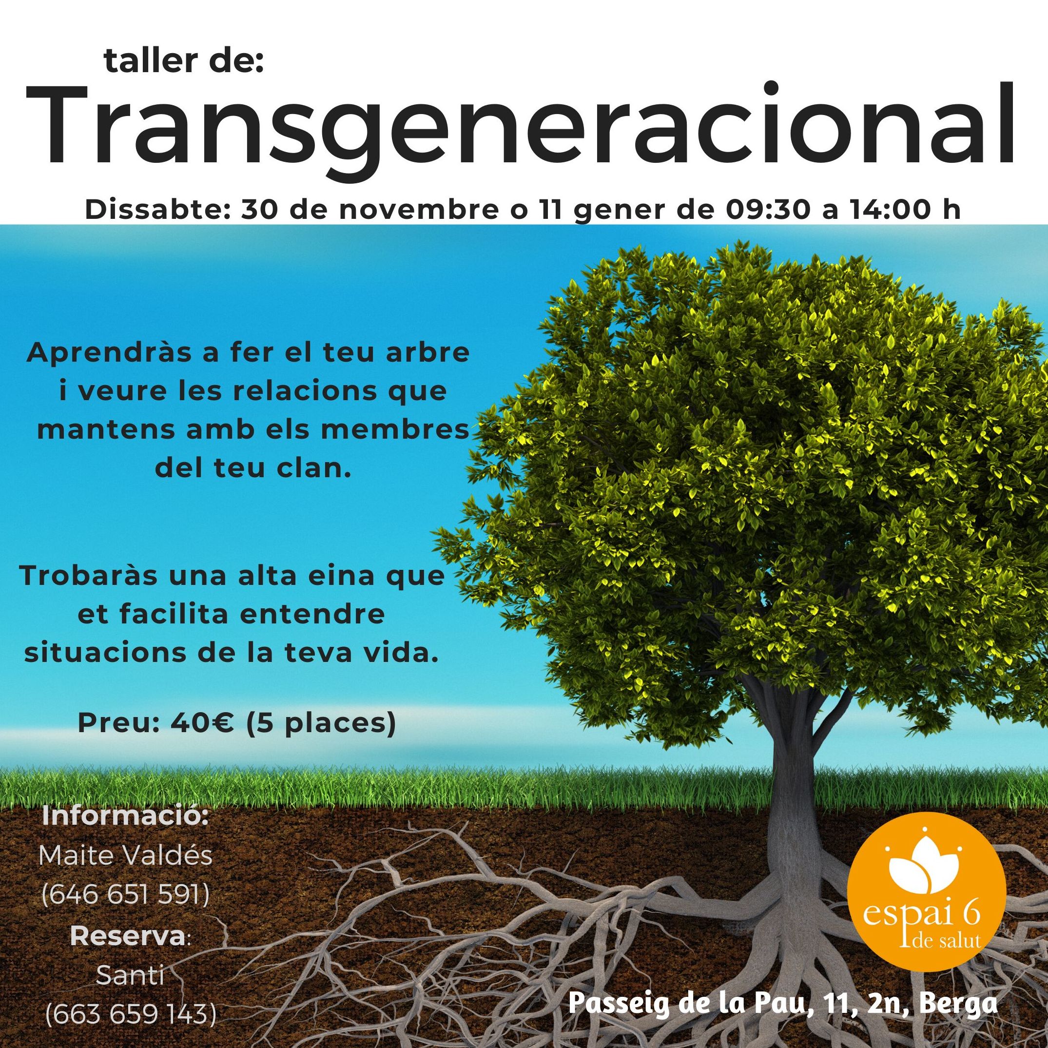 ÚLTIMES NOTÍCIES I ACTIVITATS: Servicios de Espai 6 de Salut ÚLTIMES NOTÍCIES I ACTIVITATS: Servicios de Espai 6 de Salut