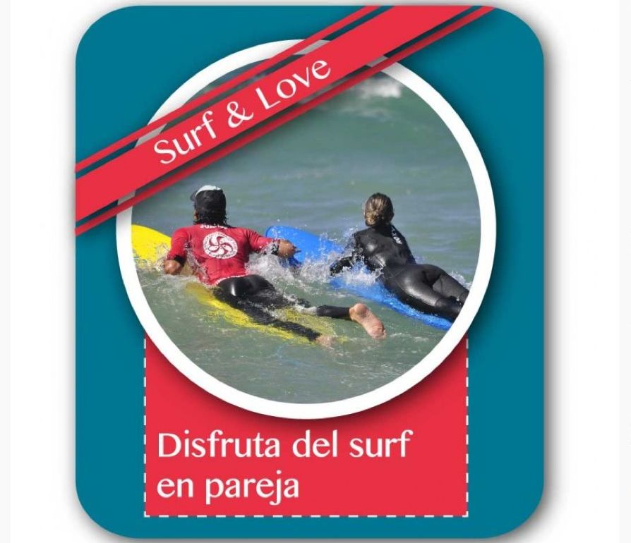 Bono Surf & Love: Catálogo de Escuela Cántabra de surf