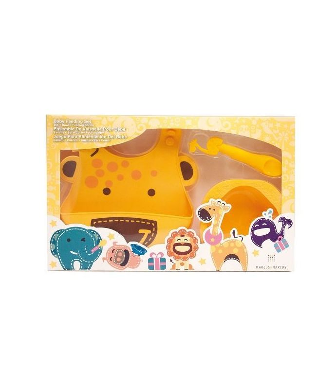 Set Alimentacion Silicona Marcus & Marcus - Pig: Productos de Mister Baby Set Alimentacion Silicona Marcus & Marcus - Pig: Productos de Mister Baby