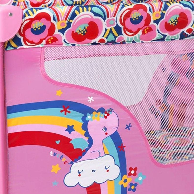 Cuna de Viaje Tuc Tuc Zig Zag Enjoy And Dream Rosa: Productos de Mister Baby Cuna de Viaje Tuc Tuc Zig Zag Enjoy And Dream Rosa: Productos de Mister Baby